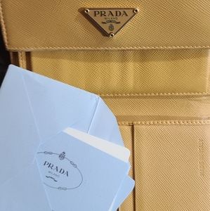 Auth. Prada leather wallet